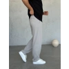 BAGGY KALIP DS FİTİLLİ PANTOLON GRİ