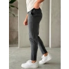 SLİM İNCE ŞERİT DS KUMAŞ PANTOLON GRİ