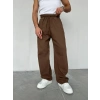 BAGGY GABARDİN DS PANTOLON KAHVE
