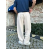 FULL BAGGY BALON KLASİK DS PANTOLON KIRIK BEYAZ