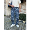 BAGGY KAMUFLAJ MORROW PANTOLON MAVİ