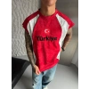 TR PARÇALI YIKAMALI NAKIŞ ATLET KIRMIZI