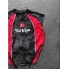 TR PARÇALI YIKAMALI NAKIŞ ATLET SİYAH