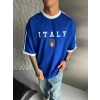 CHAMP ITALY MAVİ NAKIŞLI CHL TSHİRT