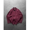 FRESH KETEN GÖMLEK BORDO