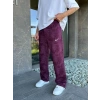 YIKAMALI 2 İPLIK NK NAKIS LOIS PACA LASTIK EŞOFMAN ALTI BORDO