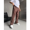 A+ KALİTE PARAŞÜT KUMAŞ NK BİYELİ EŞOFMAN ALTI KAHVE