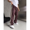 A+ KALİTE SÜET KUMAŞ AD EŞOFMAN ALTI BORDO
