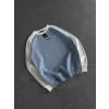 AD KOL SERİT 3 İPLİK PAMUKLU SWEAT BEBEMAVİ