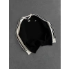 AD KOL SERİT 3 İPLİK PAMUKLU SWEAT SİYAH