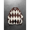 AD TRİKO VİNTAGE SWEAT ACI KAHVE