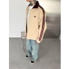 AD YAKA KADİFE KOT CEKET BEJ