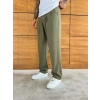 BAGGY KALIP WELL PİLELİ PANTOLON HAKİ