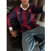 BARCA ŞERİTLİ OVERSİZE FORMA SWEAT