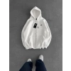 BASİC NK 3 İPLİK PAMUKLU HIRKA BEYAZ