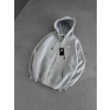 BASİC NK 3 İPLİK PAMUKLU HIRKA GRİ