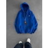 BASİC NK 3 İPLİK PAMUKLU HIRKA İNDİGO MAVİ