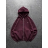 BASIC PL 3 İPLİK PAMUKLU HIRKA BORDO