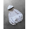 BASIC PL 3 İPLİK PAMUKLU HIRKA GRİ