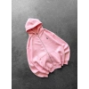 BASIC PL 3 İPLİK PAMUKLU HIRKA PEMBE