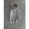 BB NAKIŞLI OVERSİZE 3 İPLİK PAMUKLU HIRKA GRİ