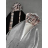 BB NAKIŞLI OVERSİZE 3 İPLİK PAMUKLU HIRKA GRİ