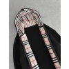 BB NAKIŞLI OVERSİZE 3 İPLİK PAMUKLU HIRKA SİYAH