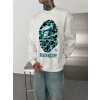 BP APE 3 İPLİK ŞARDONLU SWEAT BEYAZ