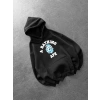 BP MAVİ BASKI 3 İPLİK PAMUKLU KUMAŞ OVERSİZE SWEAT SİYAH