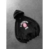 BP PEMBE BASKI 3 İPLİK PAMUKLU KUMAŞ OVERSİZE SWEAT SİYAH