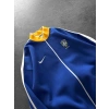BRAZİL 3 İPLİK ŞARDONLU HIRKA MAVİ