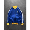BRAZİL 3 İPLİK ŞARDONLU HIRKA MAVİ