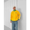 BRAZİL 3 İPLİK ŞARDONLU HIRKA SARI