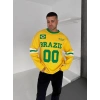 BRAZİL PARÇALI 3 İPLİK SWEAT