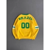 BRAZİL PARÇALI 3 İPLİK SWEAT