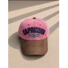 CAPRİCORN YIKAMALI ŞAPKA PEMBE