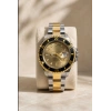 ÇERÇEVELİ RLX MODEL SAAT GOLDA GOLD