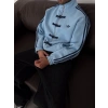 CHİN OVERSİZE 3 İPLİK PAMUKLU HIRKA BEBEMAVİ