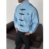 CHİN OVERSİZE 3 İPLİK PAMUKLU HIRKA BEBEMAVİ
