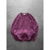 YIKAMALI PL 3 İPLİK PAMUKLU SWEAT BORDO