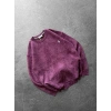 YIKAMALI PL 3 İPLİK PAMUKLU SWEAT BORDO
