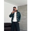 CHİN OVERSİZE 3 İPLİK PAMUKLU HIRKA HAKİ