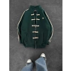 CHİN OVERSİZE 3 İPLİK PAMUKLU HIRKA HAKİ
