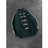 CHİN OVERSİZE 3 İPLİK PAMUKLU HIRKA HAKİ