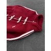 CHİN OVERSİZE 3 İPLİK PAMUKLU HIRKA KIRMIZI