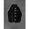 CHİN OVERSİZE 3 İPLİK PAMUKLU HIRKA SİYAH