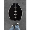 CHİN OVERSİZE 3 İPLİK PAMUKLU HIRKA SİYAH