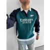 EMİRATES FLY ARS OVERSİZE 3 İPLİK SWEAT SU YEŞİLİ