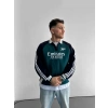 EMİRATES FLY ARS OVERSİZE 3 İPLİK SWEAT SU YEŞİLİ