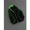 NEON AD OVERSİZE 3 İPLİK PAMUKLU HIRKA SİYAH
